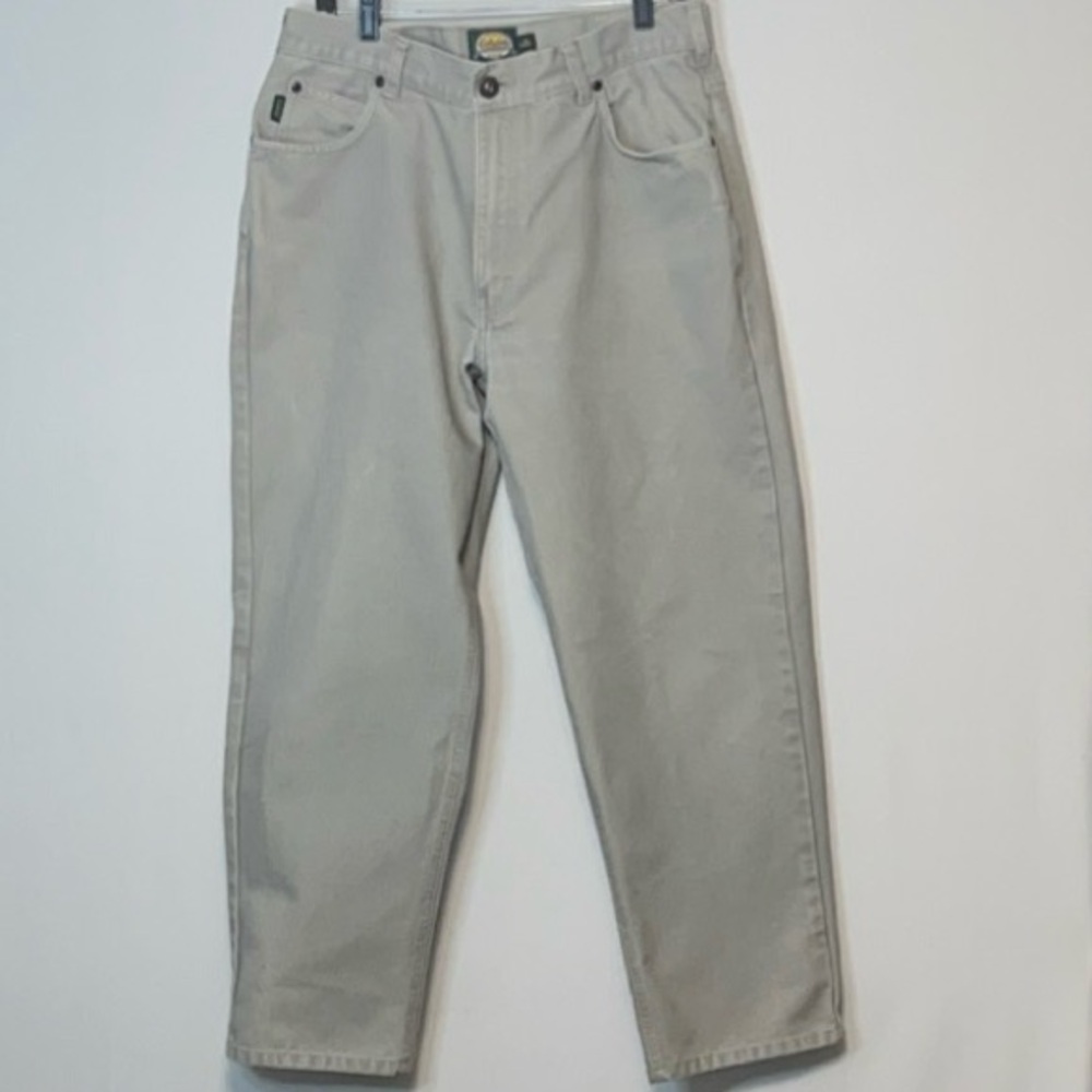 Cabela's Outdoor Gear Jeans Mens Size 34 Straight Premium Heavyweight Denim.